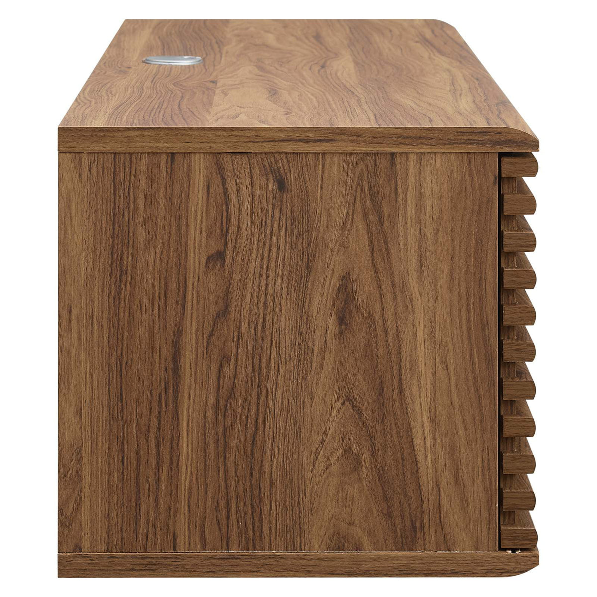46" Wall-Mount Media Console TV Stand in Walnut K404053