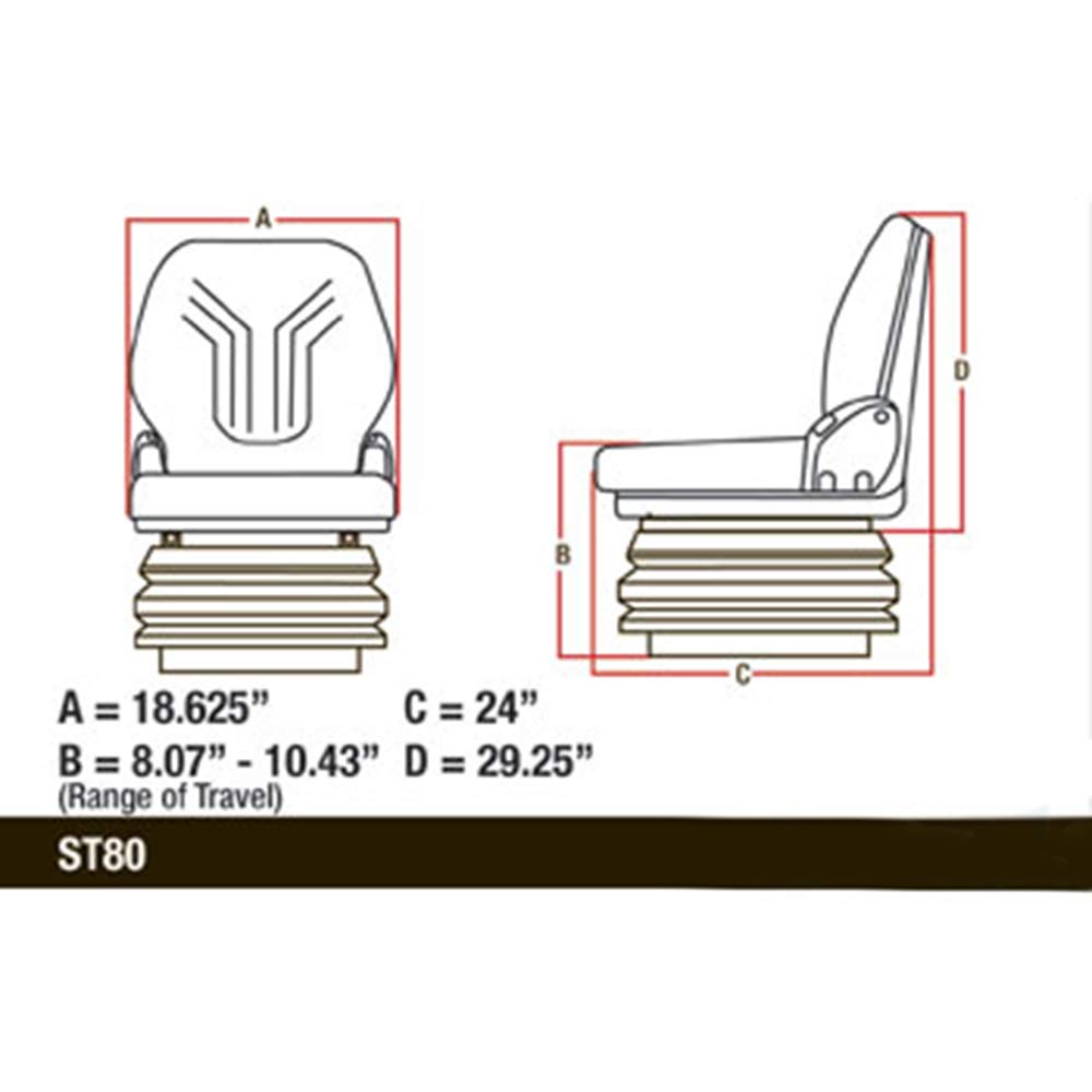 Mechanical Suspension Seat F7071