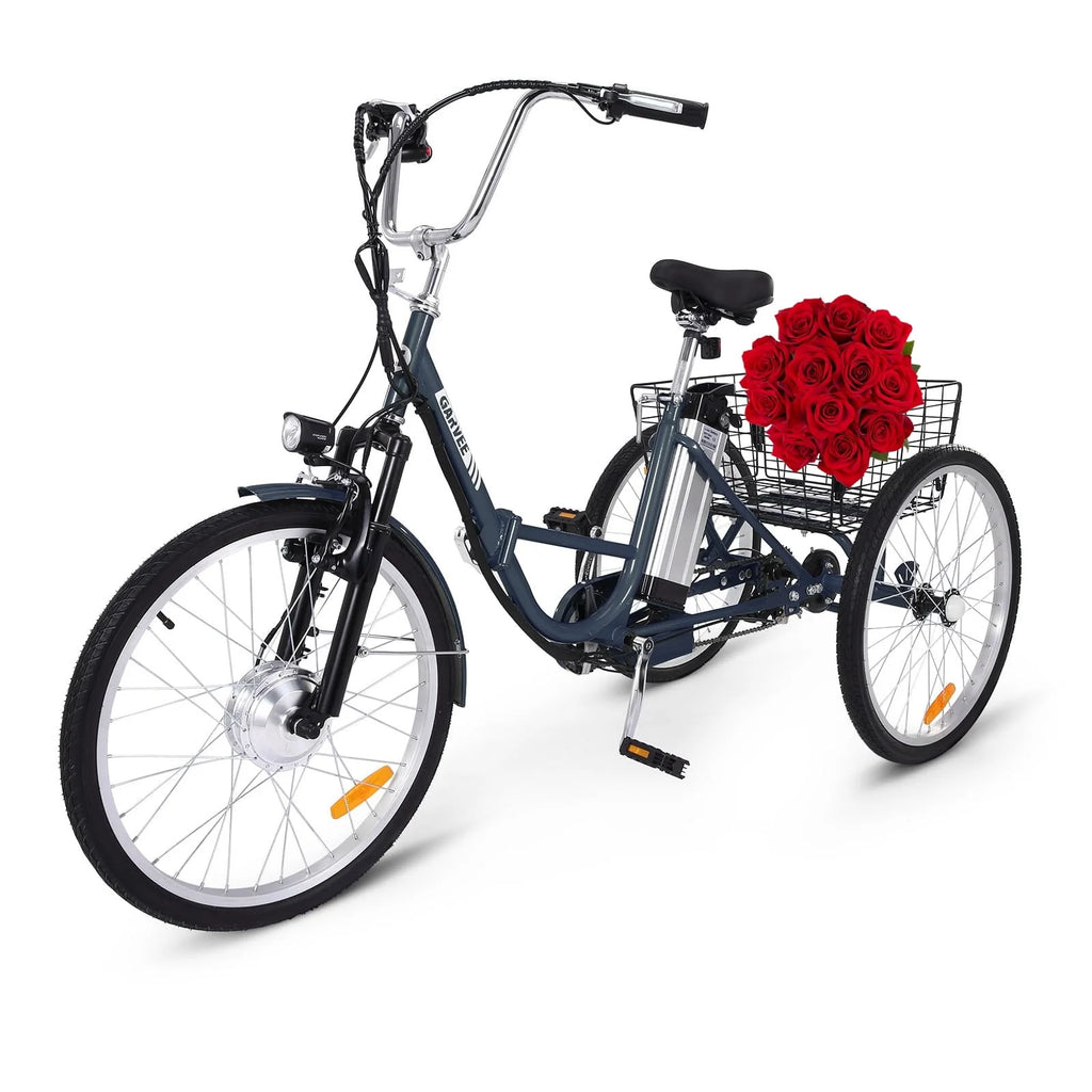 Electric Tricycle 7 Speeds 36V 10Ah Large Basket L89433