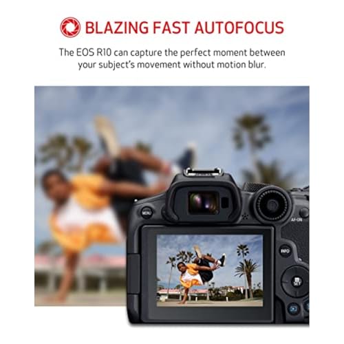Mirrorless Camera with Lens, Tripod and Microphone, 24.2 Megapixel, 4K Video, Black L532