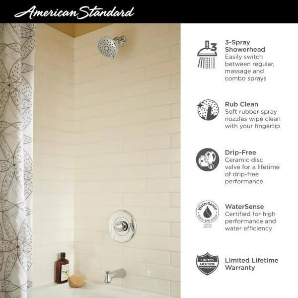 Brushed Nickel Tub Shower Faucet X227741