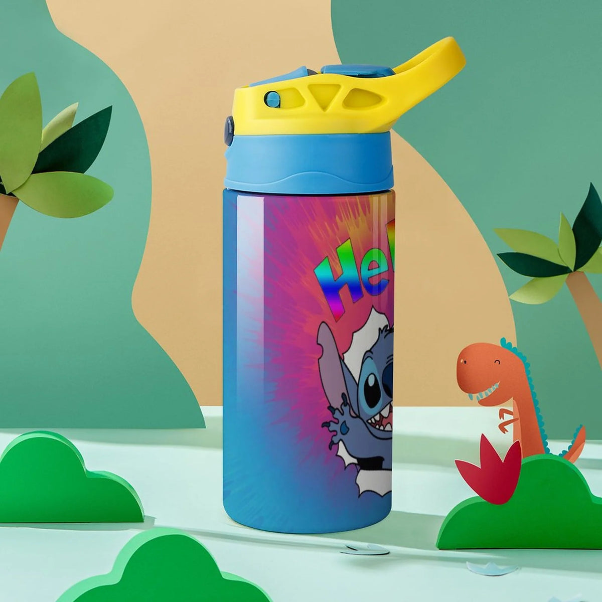 Stainless Steel Vacuum Insulated Water Bottle With Straw X323281