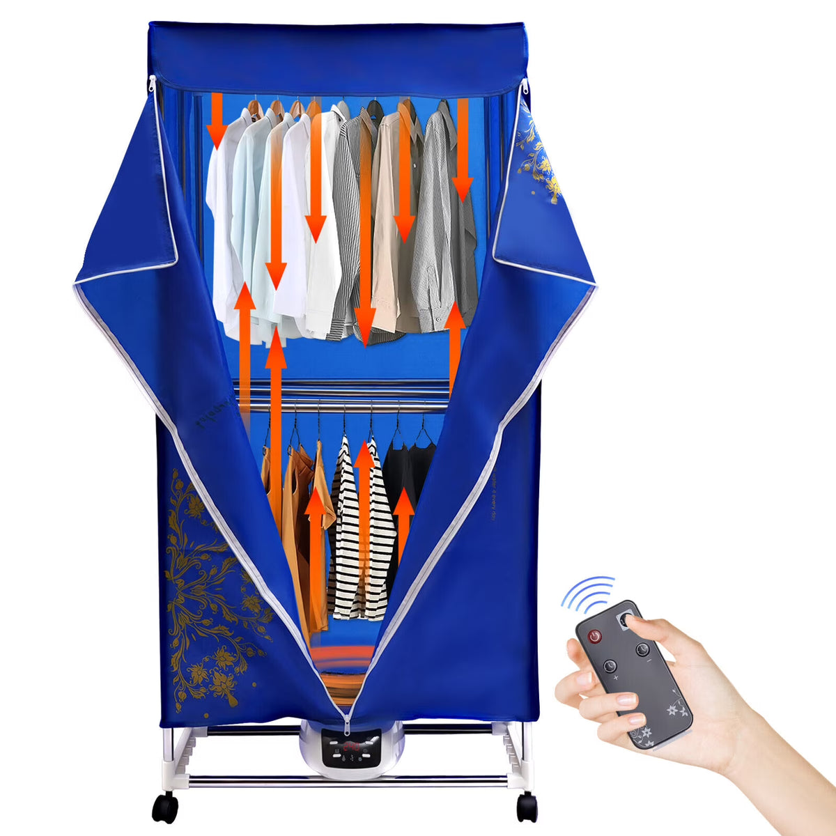 Portable Electric Clothes Drying Machine with Temperature Controller G525