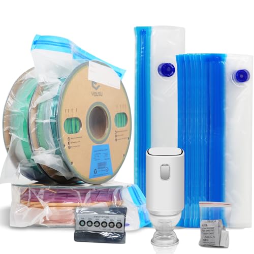 Glow in The Dark Multicolor PLA Filament 1.75 mm 250g 4 Pack W75419